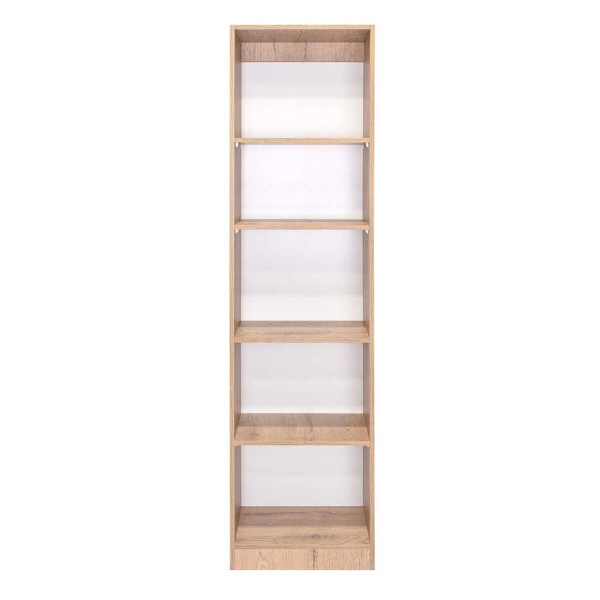 Biblioteca Recta TuHome Home E2 Macadamia Cart&oacute;n Blanco