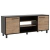 Combo Rack TV 55" + Bar Alto + Mesa Centro Kaia Wengue Miel Tuhome