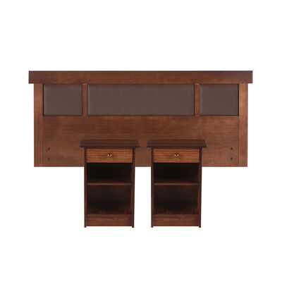 Set Maderas New Dublin Caramel 2 Plazas