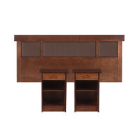 Set Maderas New Dublin Caramel 2 Plazas