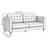 Sof&aacute; Muebles MPR Siena 2 Cuerpos Rojo