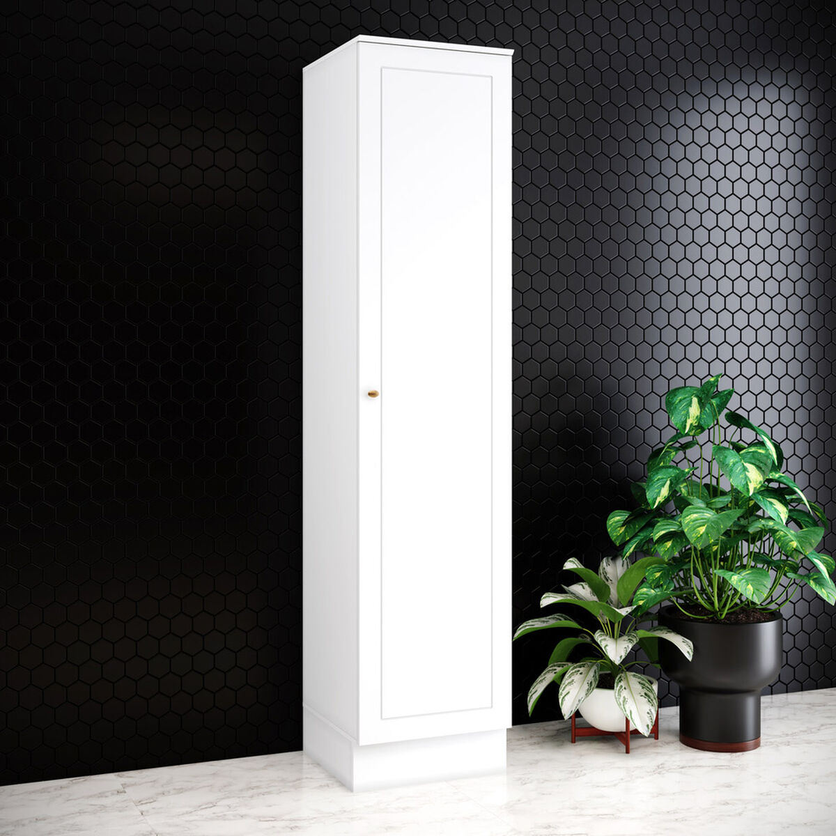Despensa Home Mobili Americana 1 Puerta Blanco
