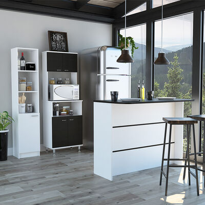 Combo Alacena + Barra Auxiliar + Optimizador TuHome Kitchen