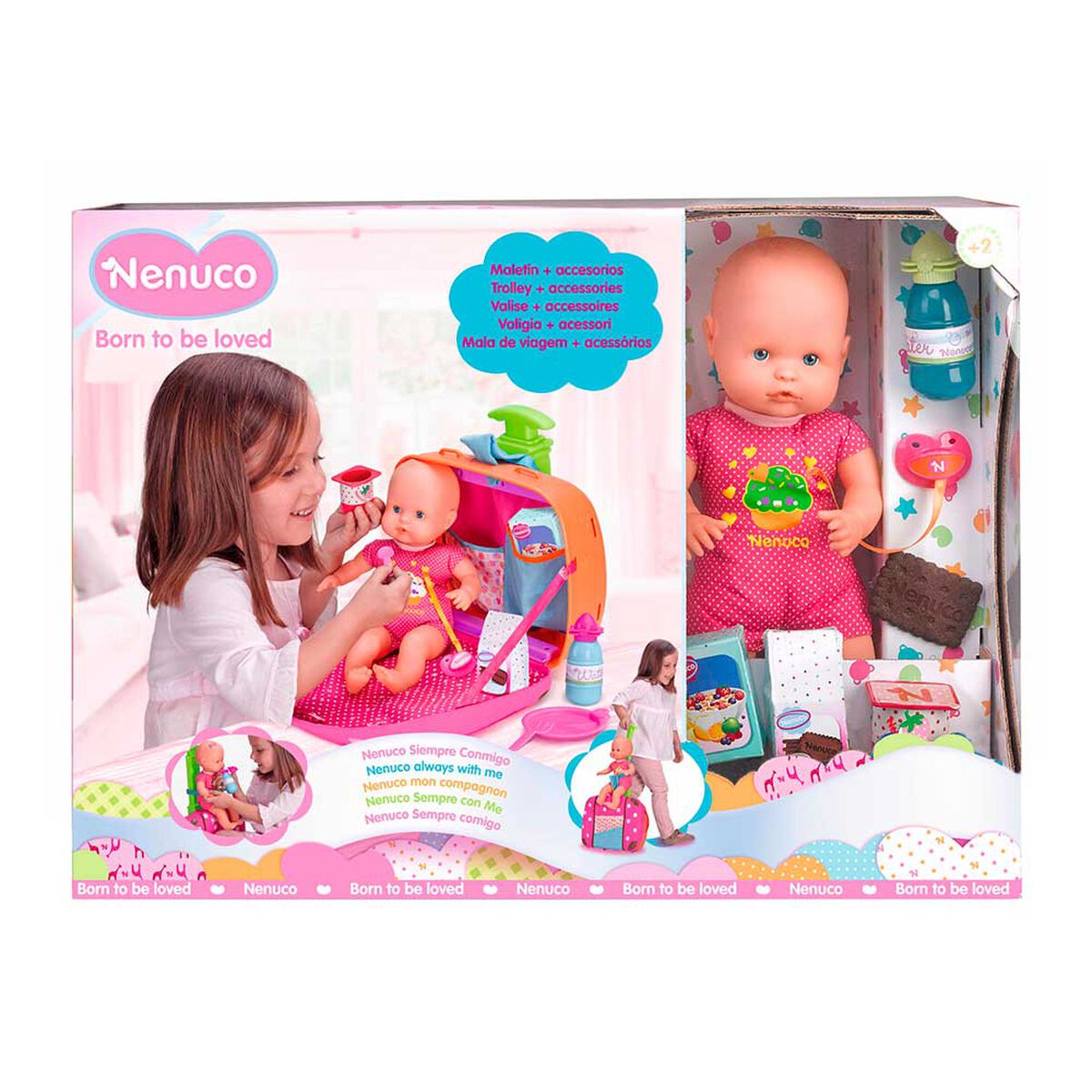Muñeca de 25 CM Siempre Conmigo con Auto Nenuco