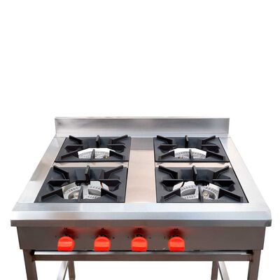 Imagen 2 del producto Anafe Ticgas 4 Quemadores Inox Glp