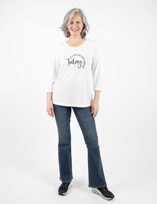 Imagen 2 del producto Polera Manga 3/4 Mujer Portman Club Crudo