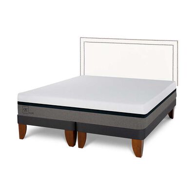 Cama Europea CIC Base Dividida King Balance + Respaldo Danubio