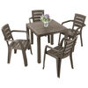 Mesa para Terraza Rimax Baru Mocca 75X75