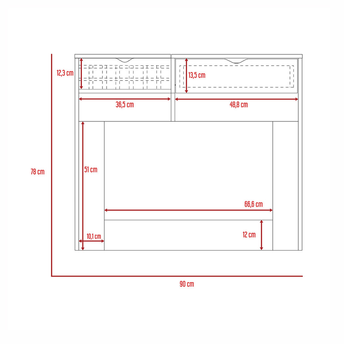 Mueble De Tocador Perla