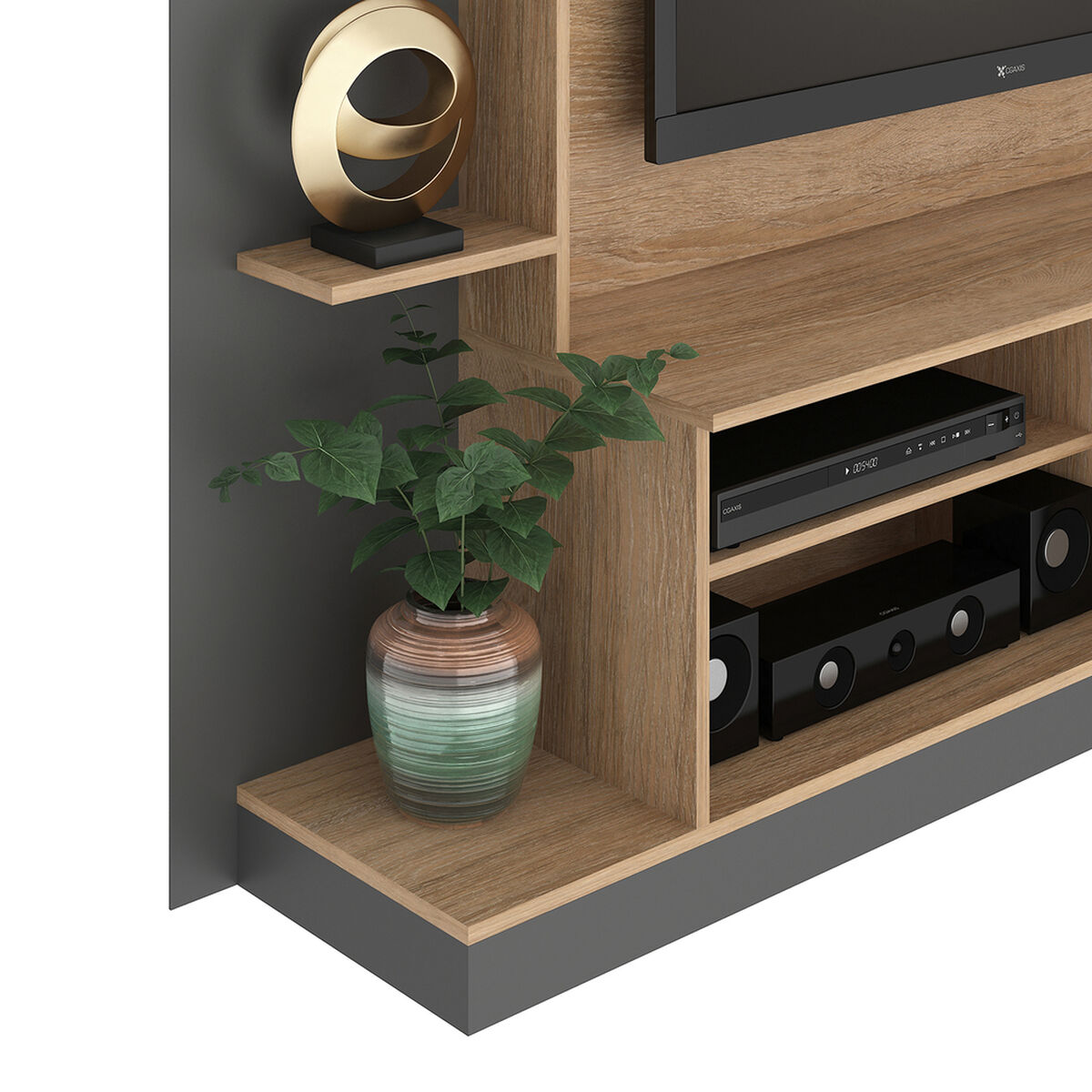 Home TV Vekkahome Reina 55 pulgadas Grafito