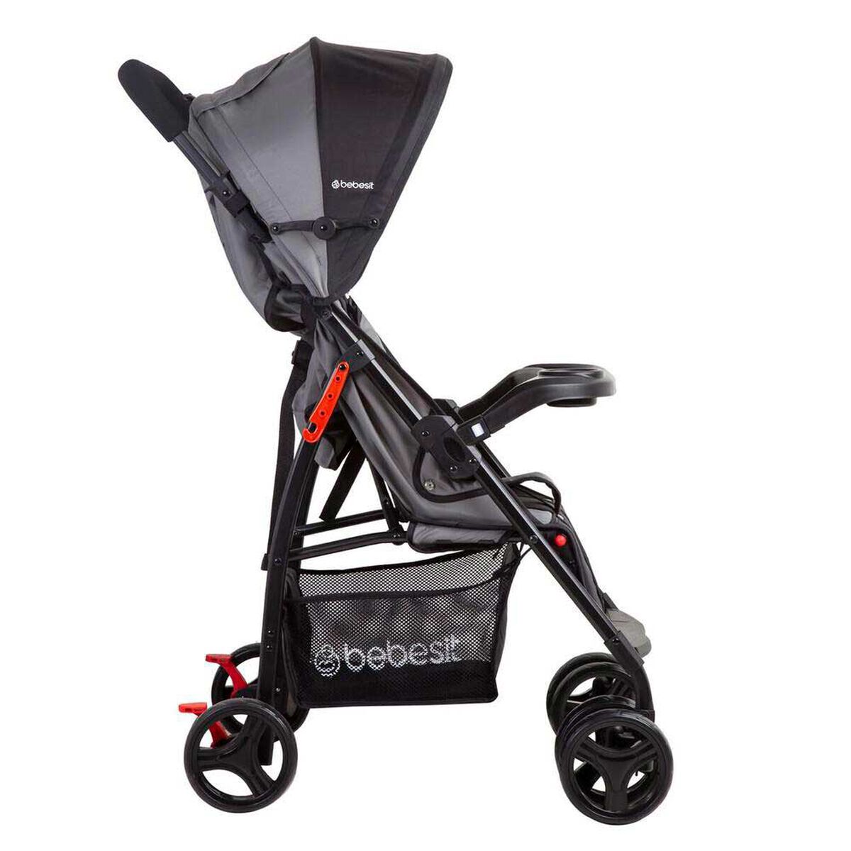 Coche Travel System Bebe Summer Gris Bebesit
