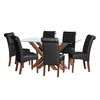 Juego de Comedor Latam Home Merida 6 Sillas Negro