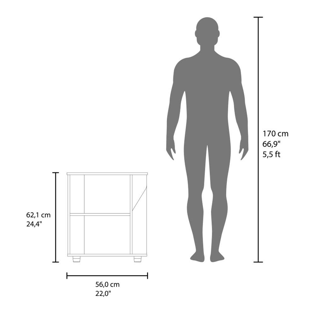 Mueble para Lavamanos Tuhome Phillips Blanco