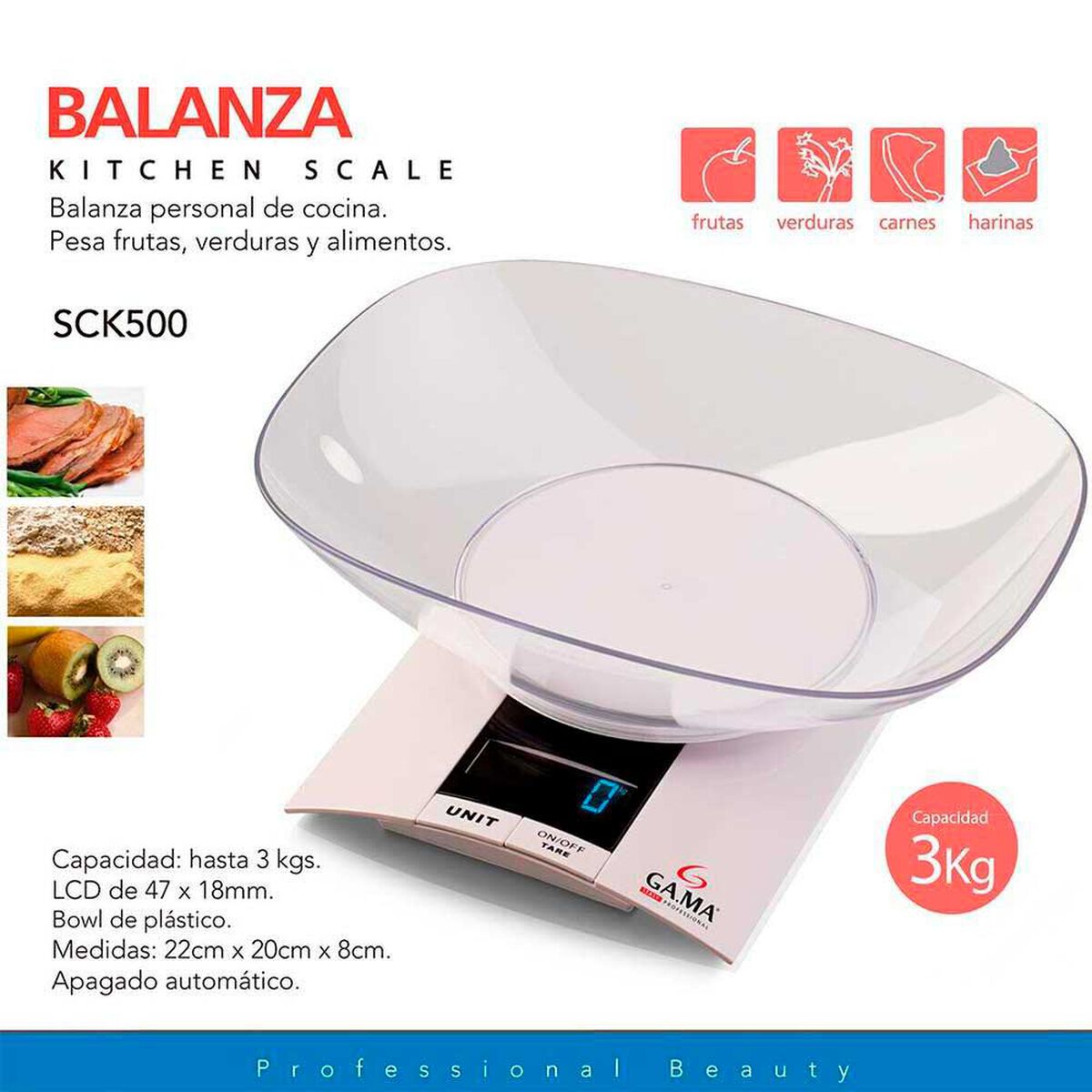 Balanza Cocina Gama SCK-500