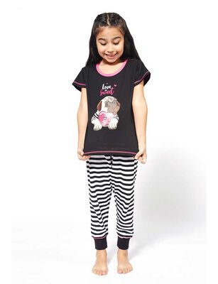 Imagen 1 del producto Pijama de Algodón Niña Kayser Negro