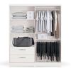 Closet Roca Oliveira 3 Puertas 2 Cajones Blanco