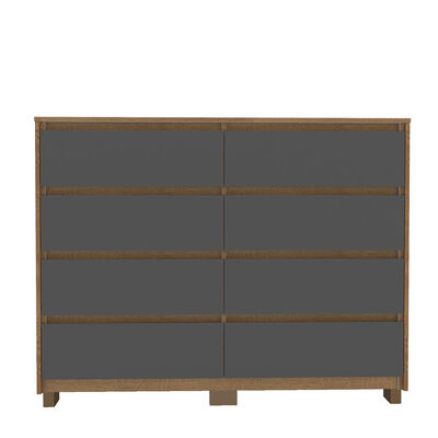 Imagen 2 del producto Cómoda Vekkahome Coimbra 8 Cajones Grafito