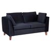 Sofá Barra Design Estocolmo 2 Cuerpos Negro