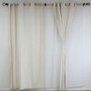 Set Cortina Doral Luciana 6 Piezas 140x220 cm Crudo