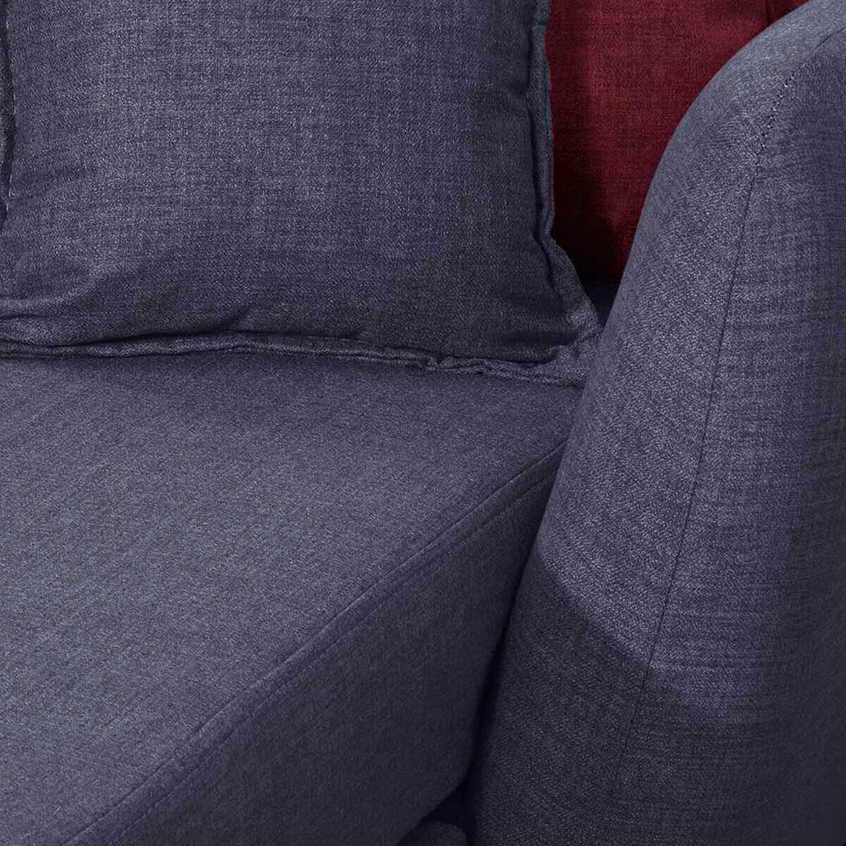 Sof&aacute; Seccional Black Factory Huevito 4 Cuerpos Marengo