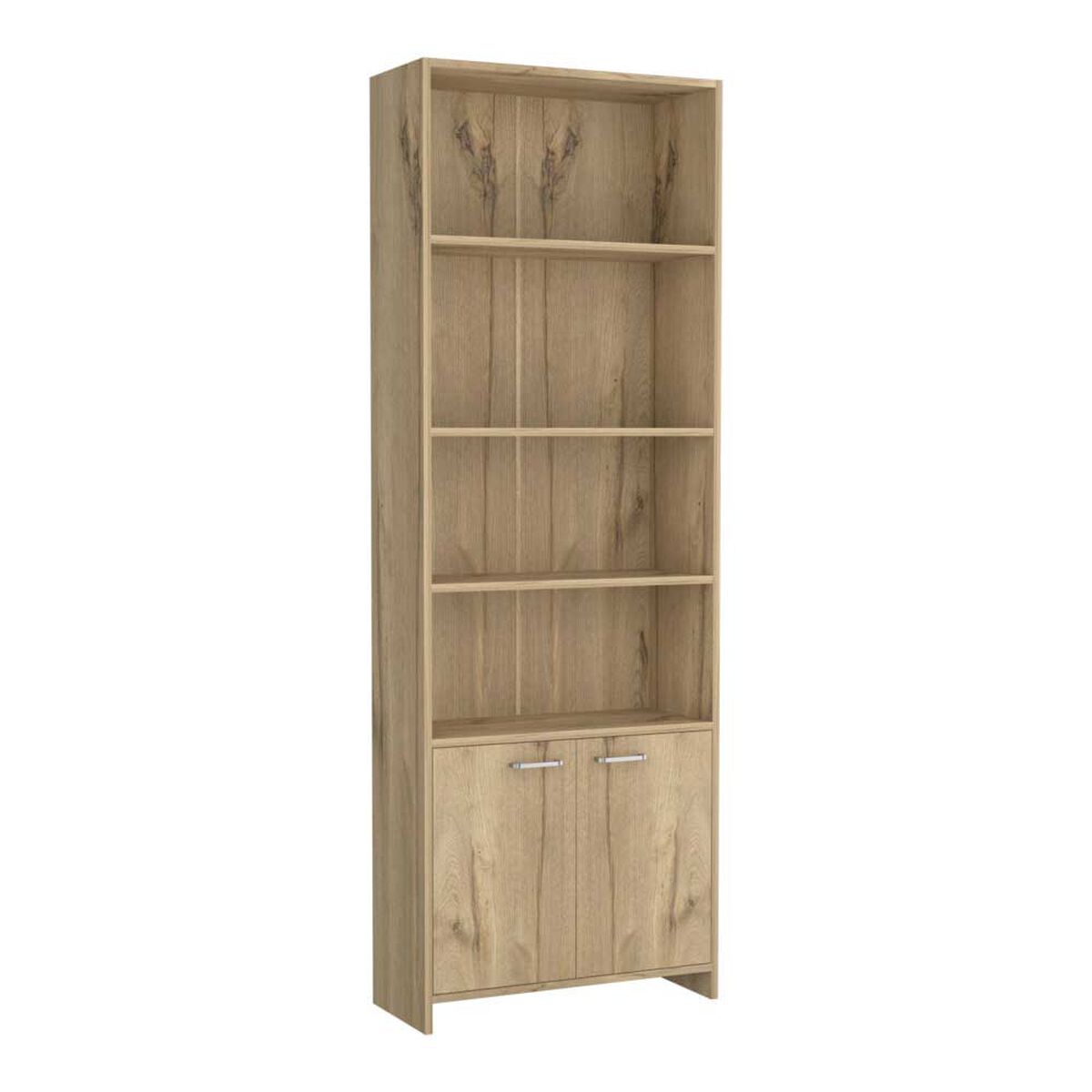 Combo Rack TV65 + Biblioteca TuHome Nomik Blanco Duna