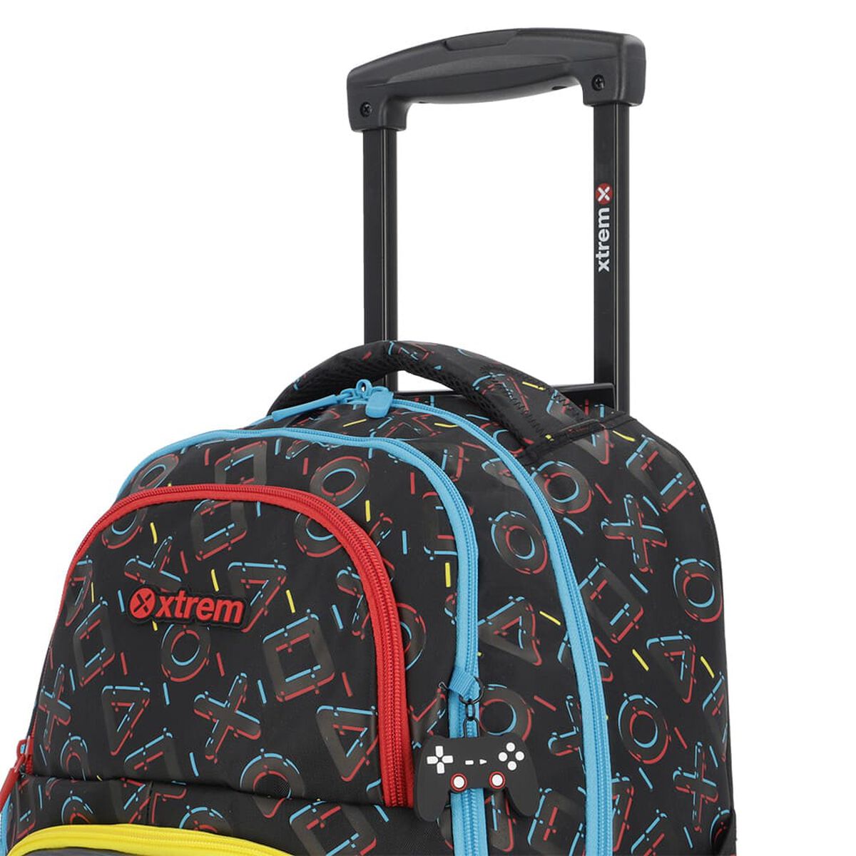 Mochila Con Ruedas Niño Cross 2.0 Negro L Xtrem