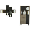 Combo Biblioteca + Repisa Wall 2A TuHome Bilbao