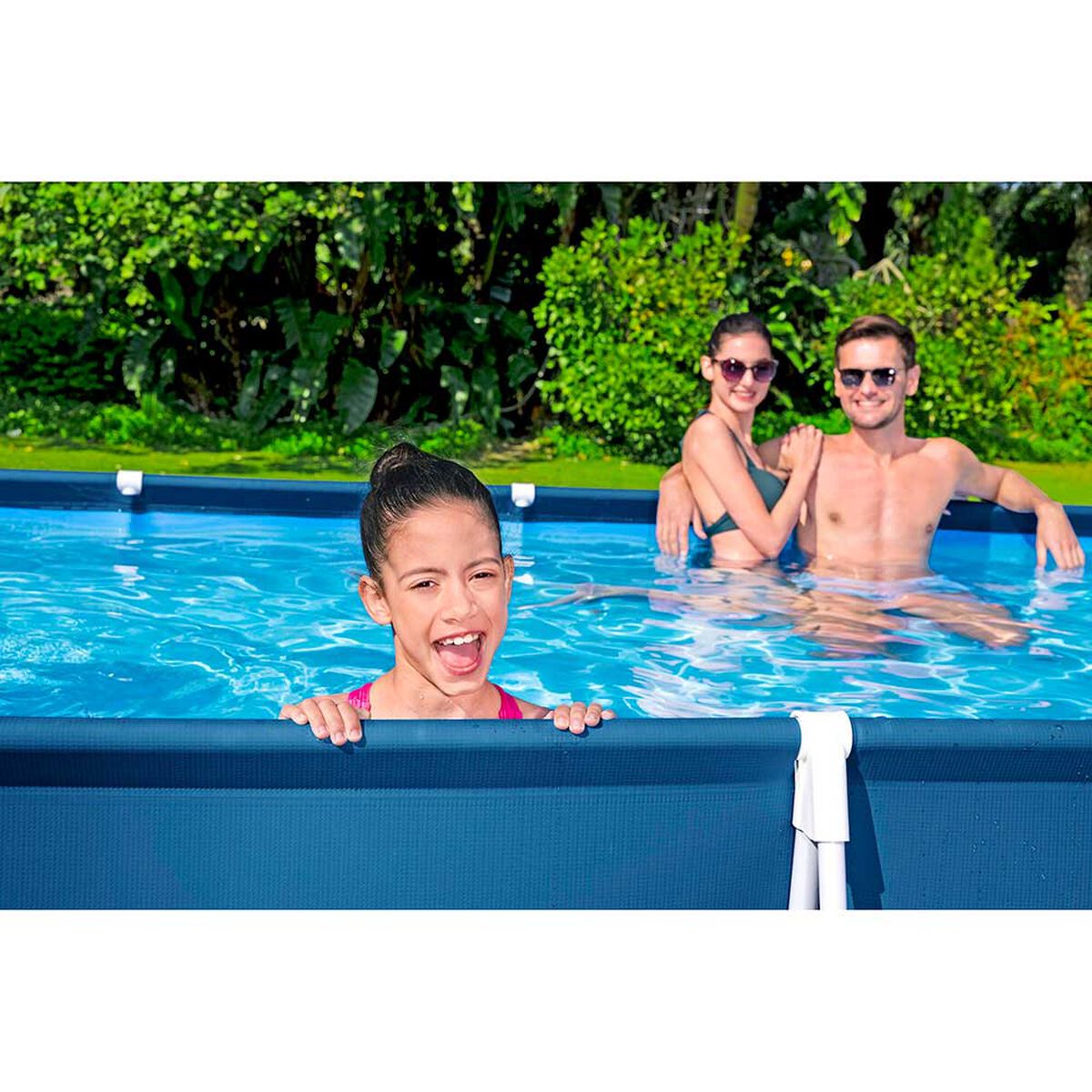 Piscina Estructural Rectangular Bestway Steel Pro 211x400 cm 5700 Litros