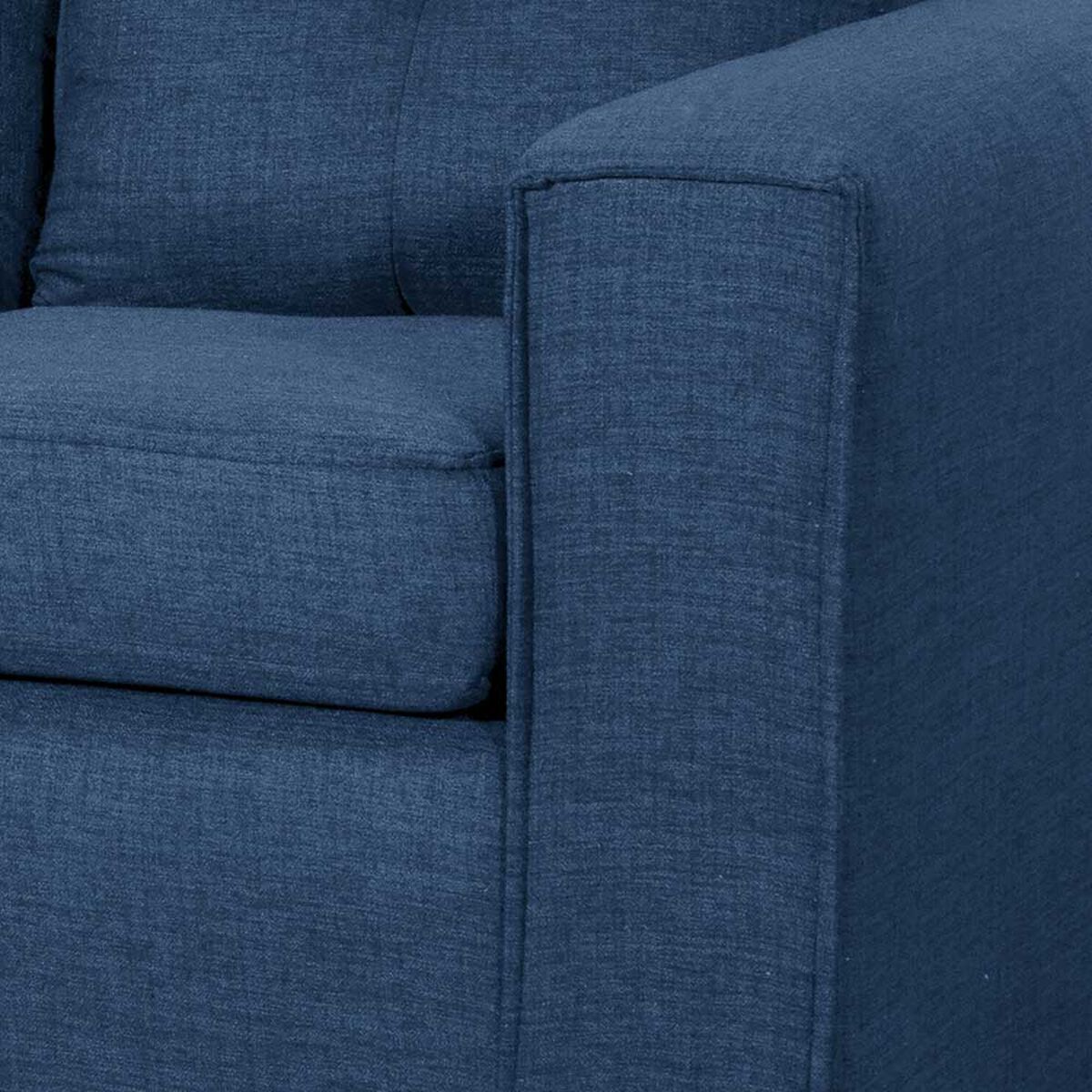 Juego de Living Black Factory Ranger Sofá 3 Cuerpos + Dos Sillones 1 Cuerpo Azul