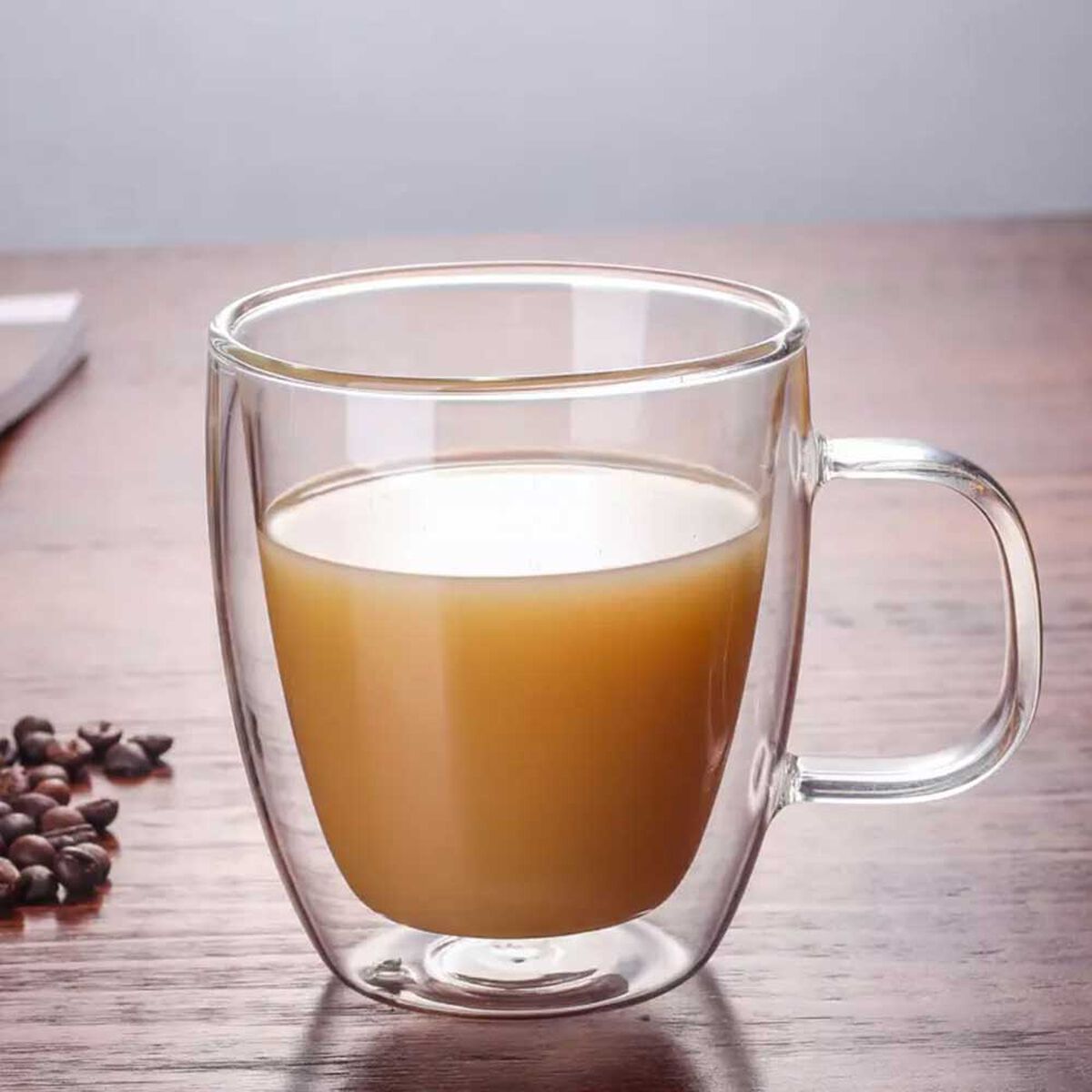 Taza de Vidrio Doble Pared Simplit 350 ml