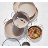 Bater&iacute;a de Cocina Korkmaz 7 Piezas de Granito Beige A1272