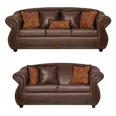 Imagen 1 del producto Juego de Living Black Factory Estambul 5 Cuerpos Chocolate