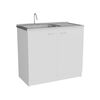 Mueble de Cocina Inferior TuHome Napoles 2 Puertas Blanco