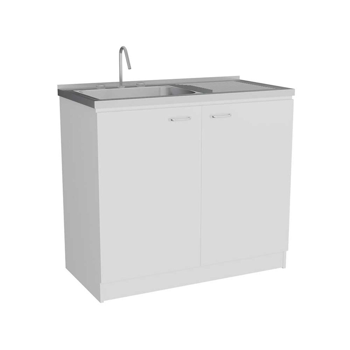 Mueble de Cocina Inferior TuHome Napoles 2 Puertas Blanco