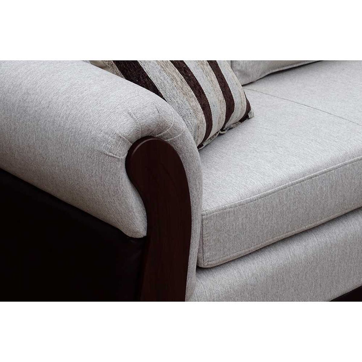 Sof&aacute; Seccional Elegant Detail New Girona modular Beige