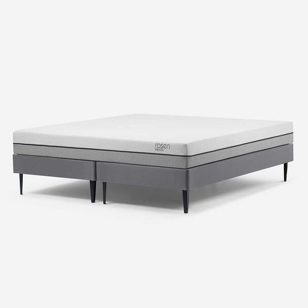 Cama Europea Rosen Base Dividida 2 Plazas Pratta