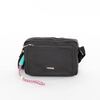 Cartera Cross Bag Mujer Negro Eco Cuero Zibel