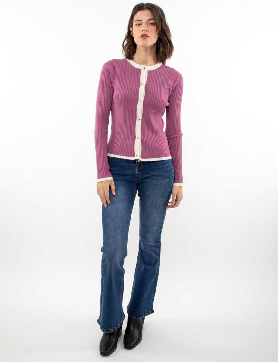 Sweater Botones Mujer Zibel