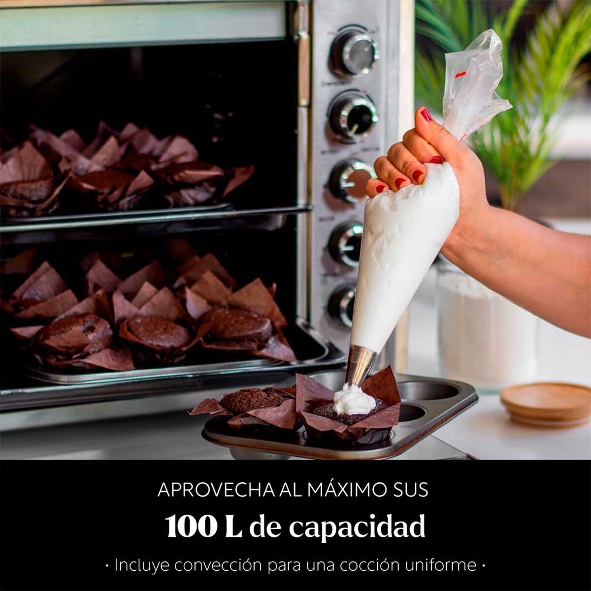 Horno Eléctrico Easyways Oven Master 100 lts.