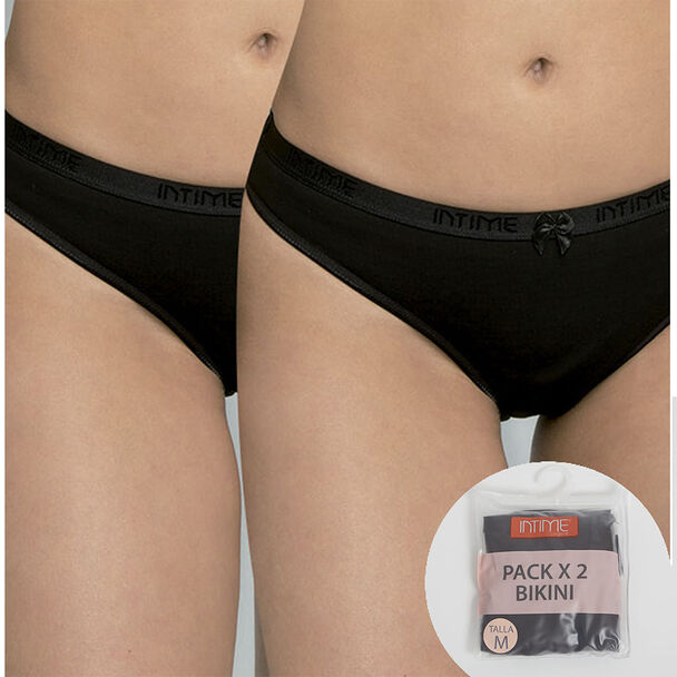 Pack 2 Calzones Bikinis Mujer Intime