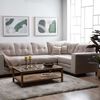 Sofá Seccional Derecho Living Factory Dubai 5 Cuerpos Beige