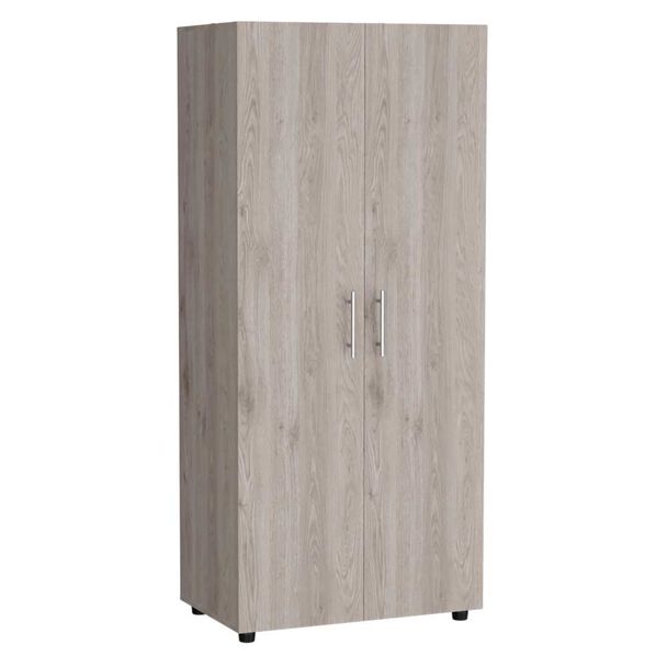 Clóset TuHome Tera 2 Puertas Ceniza y Blanco