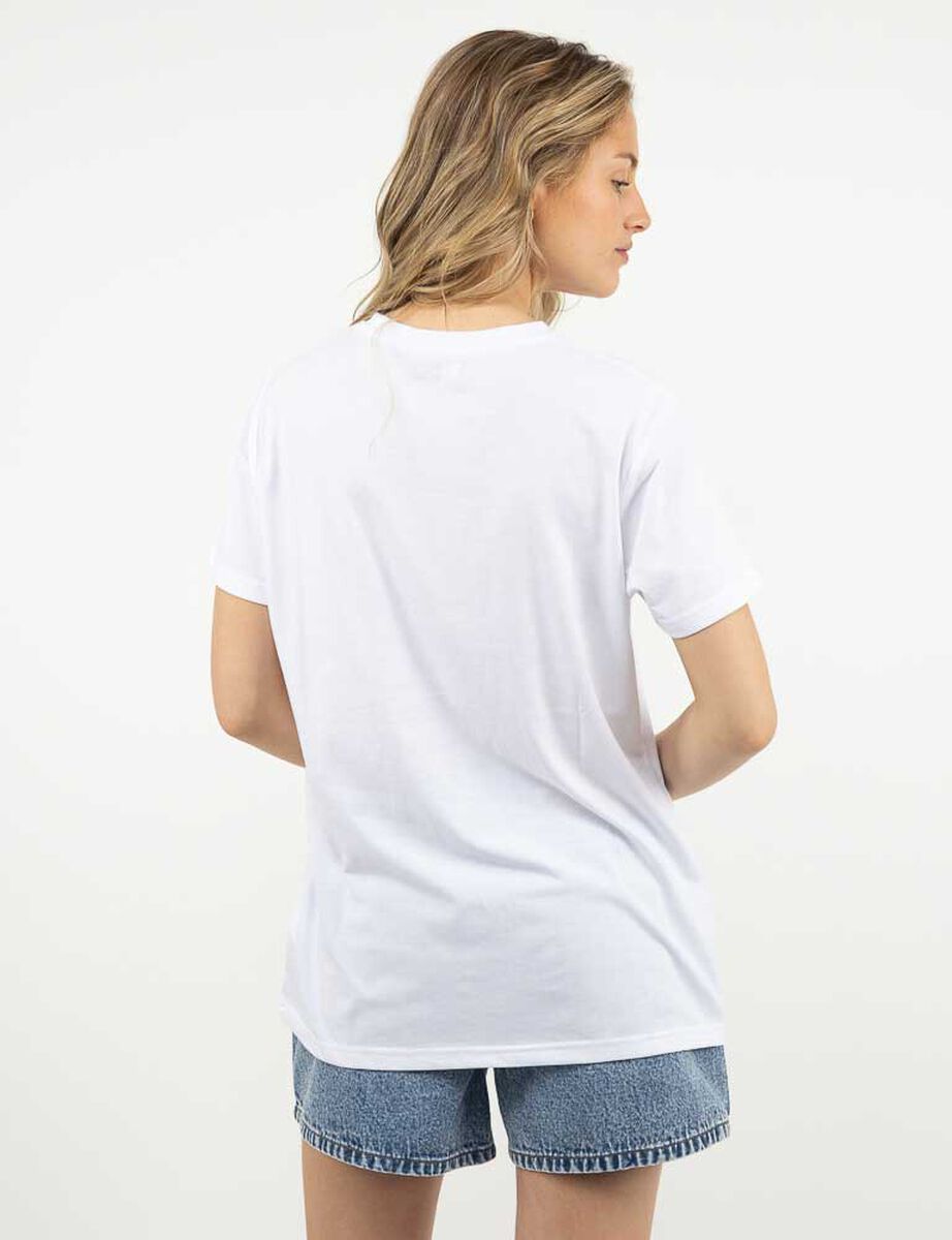 Polera Con Estampado Manga Corta Mujer Icono