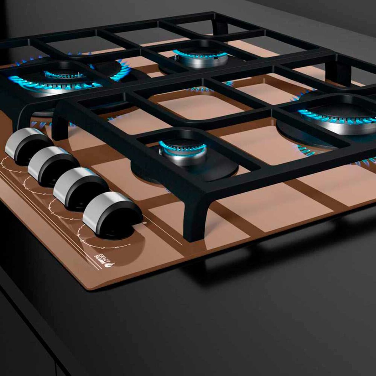 Encimera a Gas Teka GZC-64320 LB 4 Quemadores