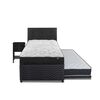 Cama Nido Flex 1,5 Plazas Therapedic Plus  + Respaldo + Velador