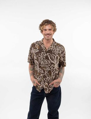 Imagen 1 del producto Camisa Manga Corta Hombre Ypsd Cafe, Negro