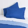 Cubrecama Mashini 2 Plazas Liso Azul Celeste