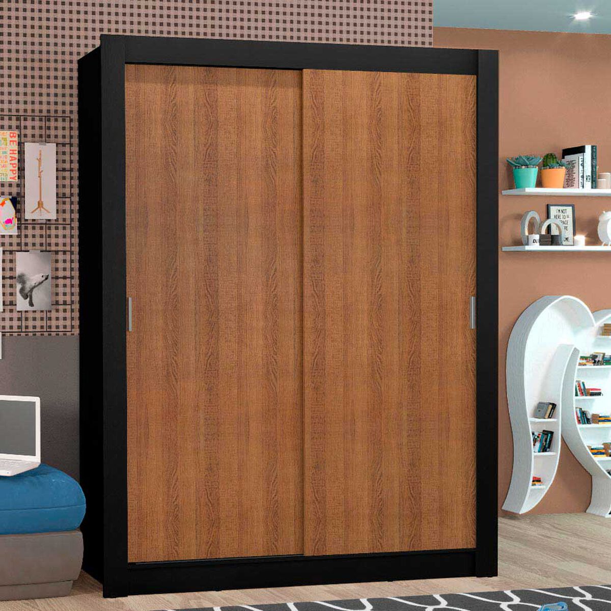 Closet Vekkahome Denver 2 Puertas Bicolor