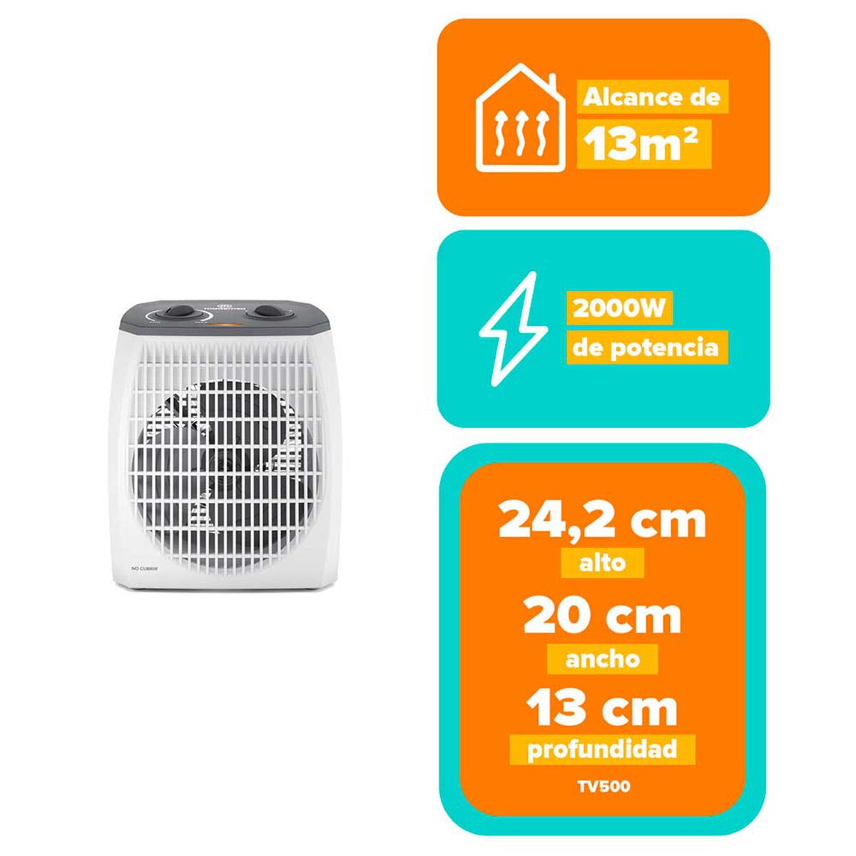 Termoventilador Mademsa TV500