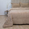 Cubrecama Doral Super King Beige Outboss Sherpa